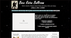 Desktop Screenshot of bocaballroom.com